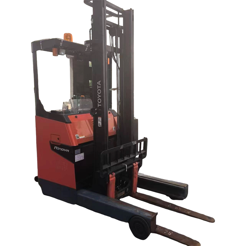 Forklift Baterai Listrik 48V 2,5 Ton Truk jangkauan TOYOTA bekas